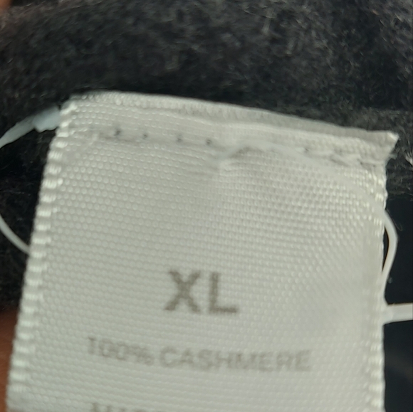 Kokun Cashmere Knit Gray Long Crewneck Sweater Size XL - Picture 4 of 6